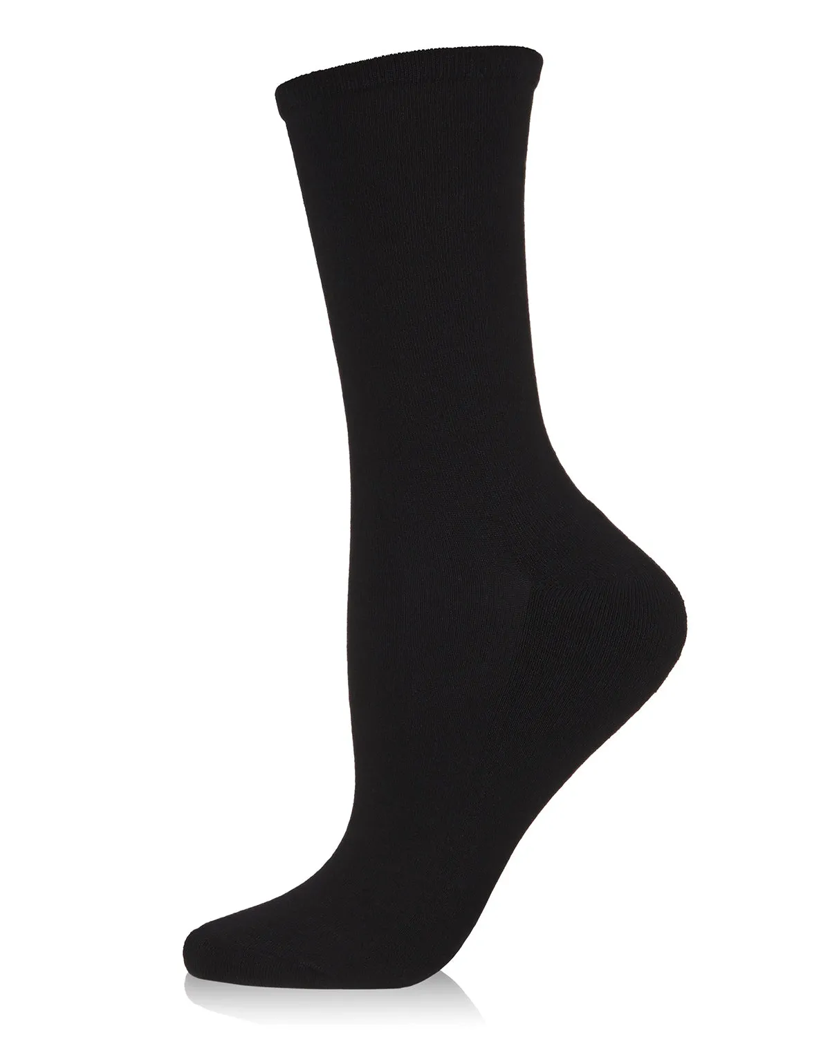Women's Bamboo Blend Terry Sole Breathable Crew Sock sold by MeMoi