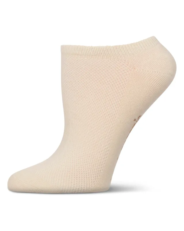 Women's Organic Cotton Mesh-Top Breathable Liner Sock sold by MeMoi