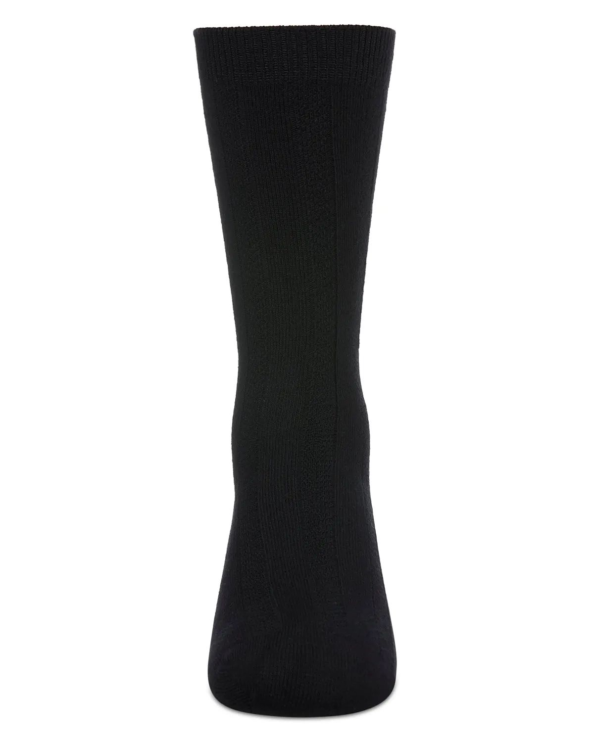 Woven Ribbed Bamboo Blend Boy’s Crew Socks sold by MeMoi product image thumbnail 2