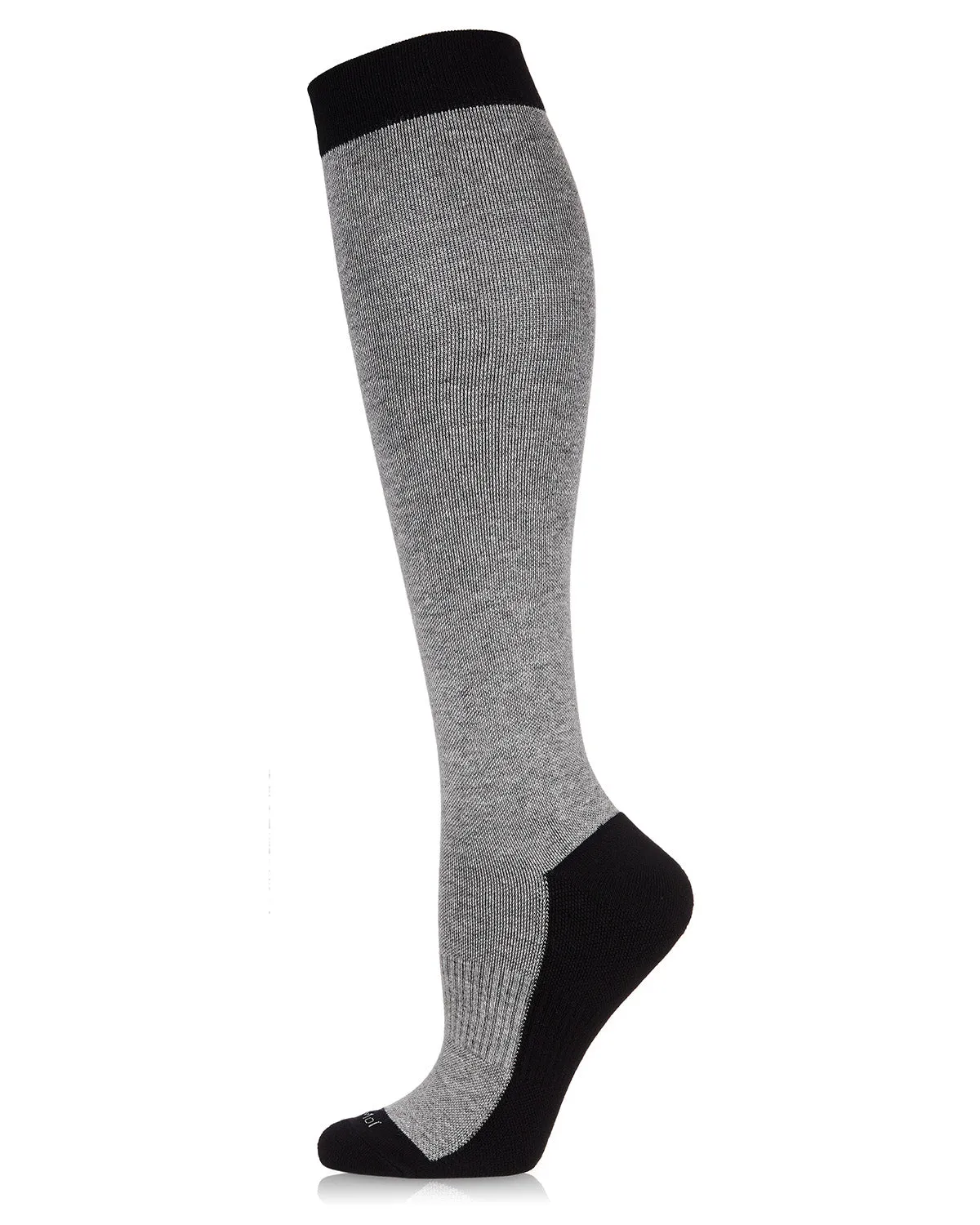 Women's Two-Tone Contrast Bamboo Blend 8-15mmHg Graduated Compression Socks sold by MeMoi product image thumbnail 2