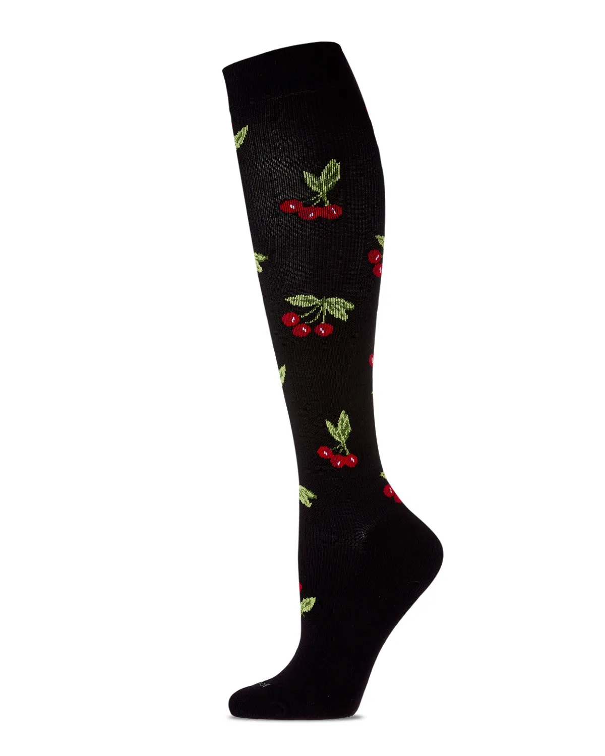 Women's Very Cherry Bamboo Blend 8-15mmHg Graduated Compression Socks sold by MeMoi product image thumbnail 2