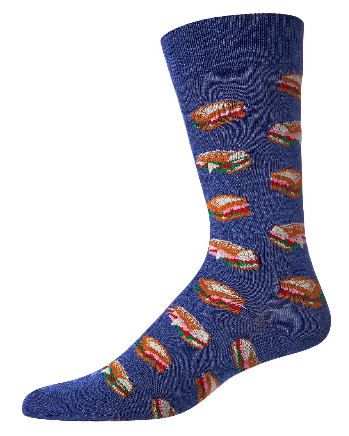 Men's Tasty Hoagies Bamboo Blend Novelty Crew Sock sold by MeMoi product image thumbnail 3