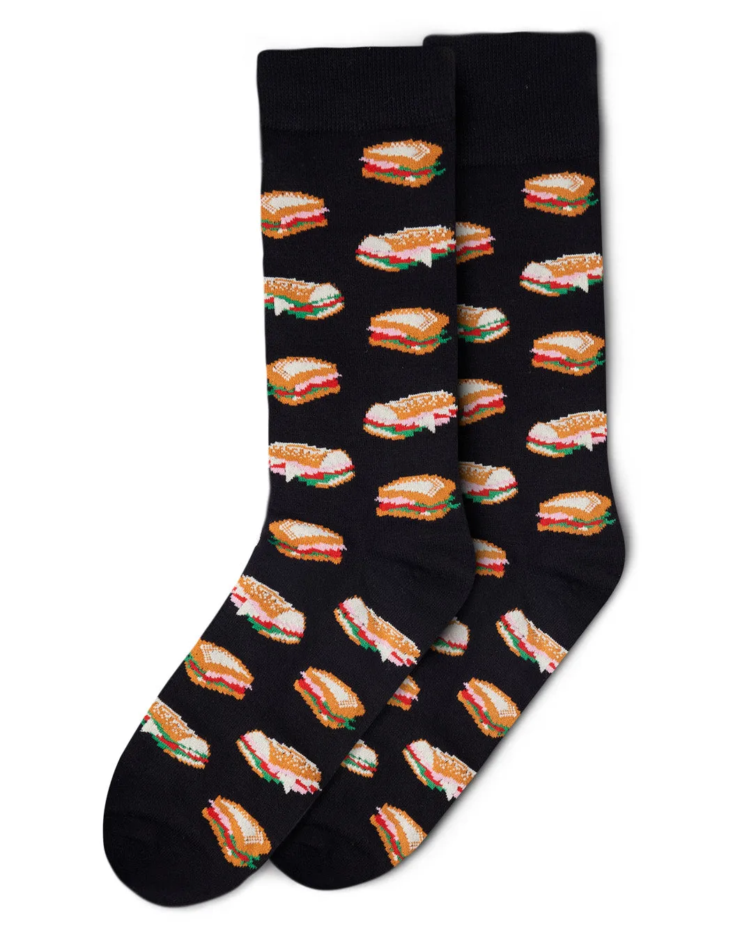Men's Tasty Hoagies Bamboo Blend Novelty Crew Sock sold by MeMoi product image thumbnail 5