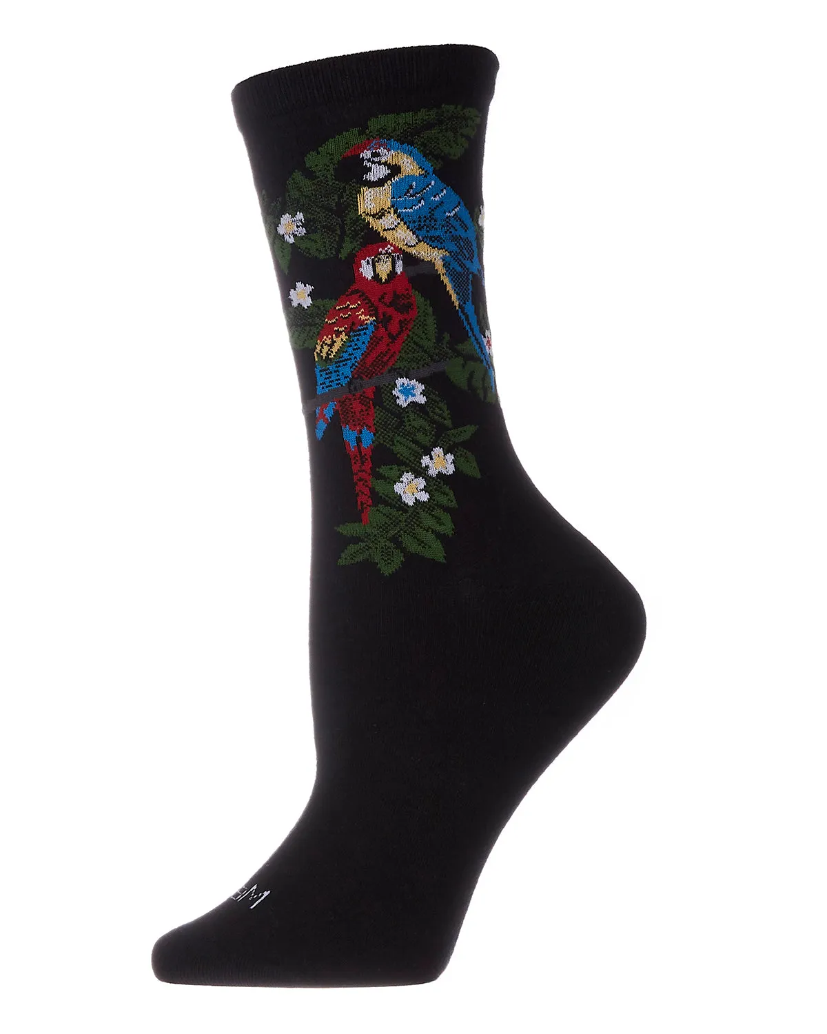 Women's Parrots Limited Edition Cotton Blend Crew Sock sold by MeMoi