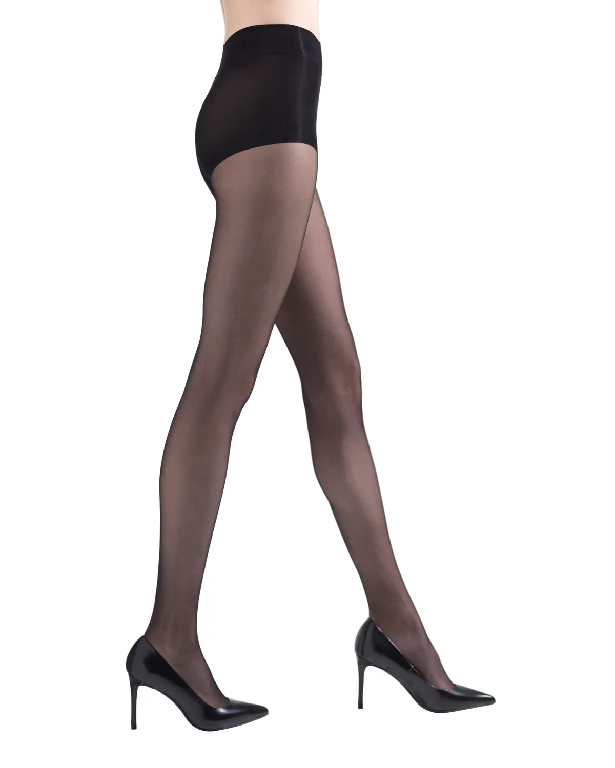 Women's Shimmer Sheer Control Top Tights sold by MeMoi product image thumbnail 3