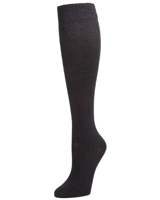 Natori Circle Regal Cashmere Blend Knee Socks sold by MeMoi