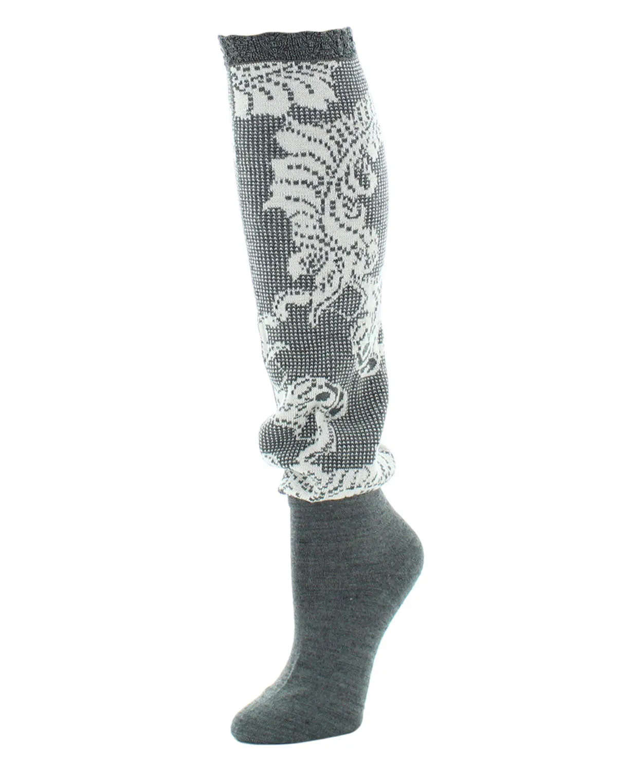 Natori Women's Feather Lace Wool-blend Knee Socks sold by MeMoi product image thumbnail 3