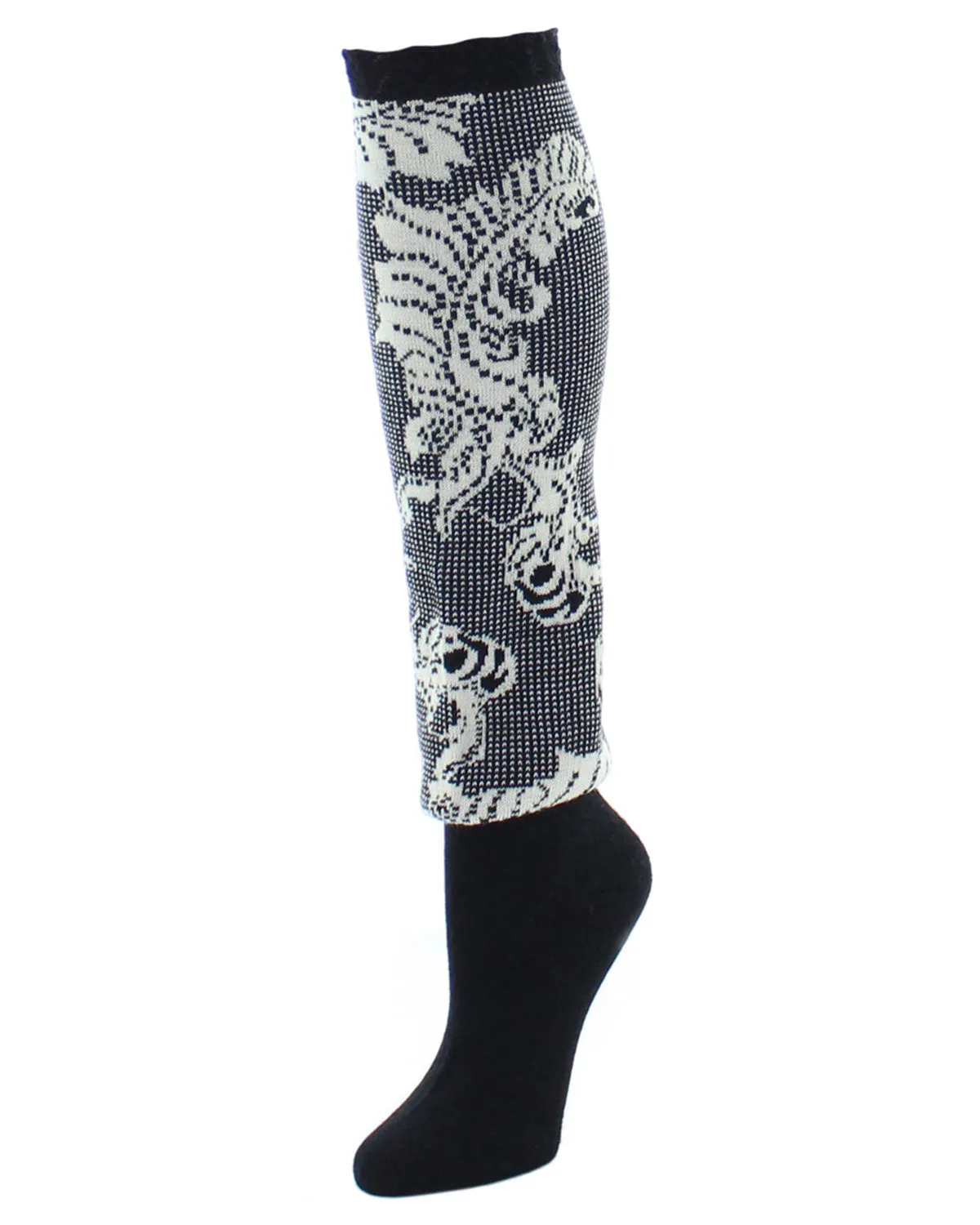 Natori Women's Feather Lace Wool-blend Knee Socks sold by MeMoi product image thumbnail 4