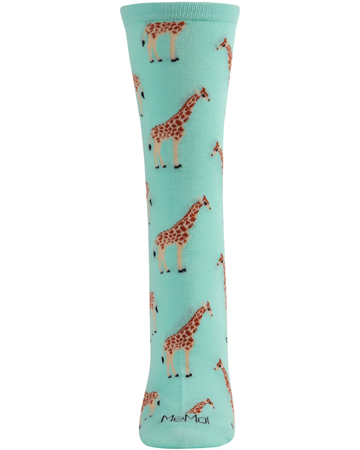 Giraffes Bamboo Blend Crew Socks sold by MeMoi product image thumbnail 5