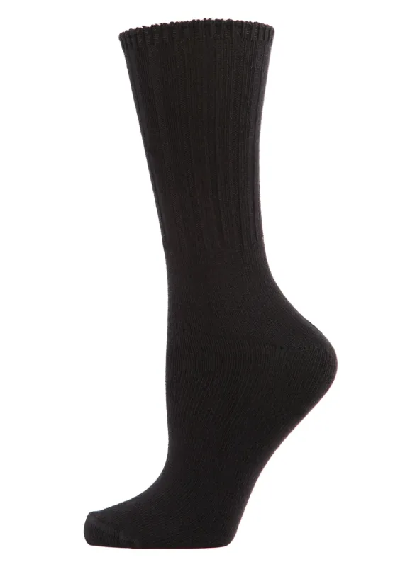 Women's Organic Cotton Casual Breathable Crew Sock sold by MeMoi