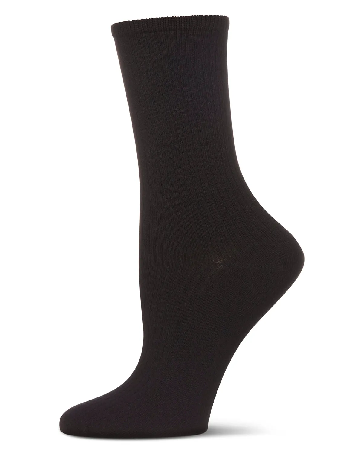 Women's Organic Cotton Flat Knit Breathable Crew Sock sold by MeMoi product image thumbnail 2