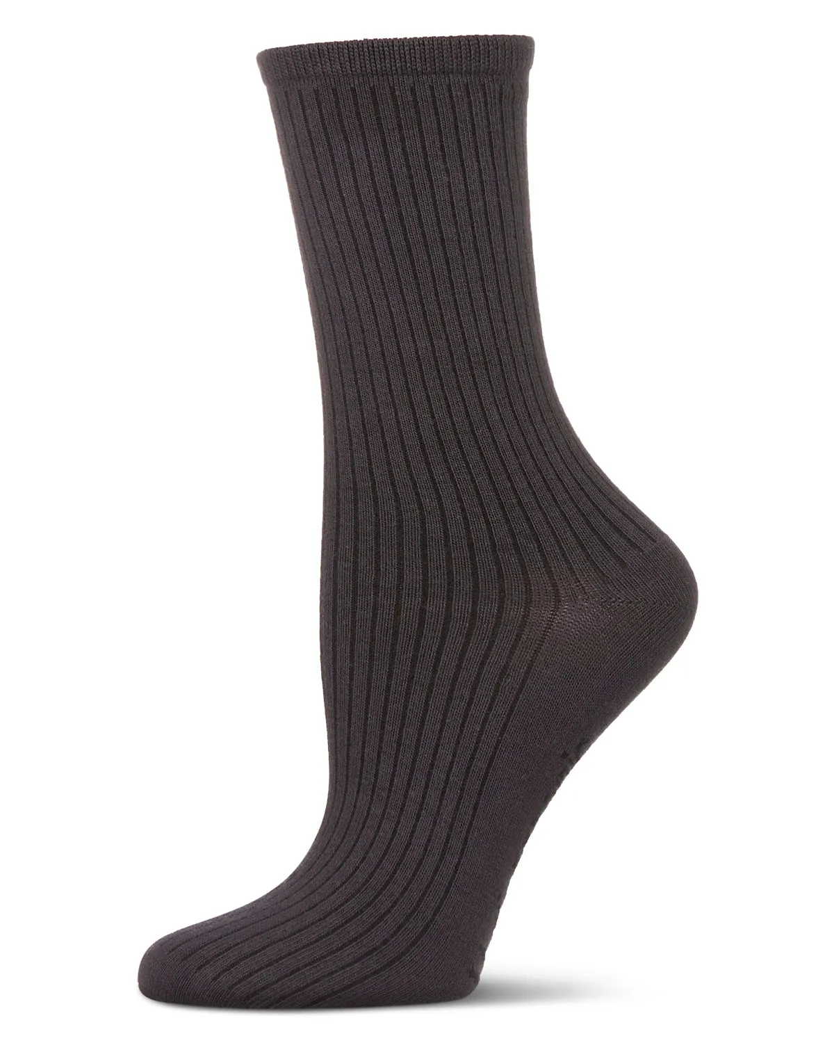 Women's Organic Cotton Flat Knit Breathable Crew Sock sold by MeMoi product image thumbnail 3