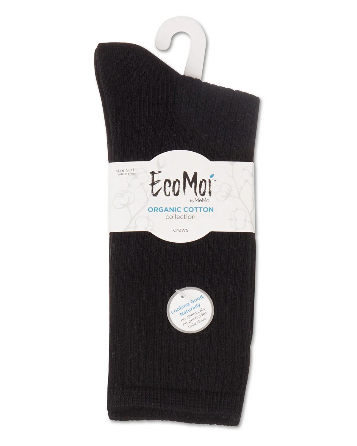 Women's Organic Cotton Flat Knit Breathable Crew Sock sold by MeMoi product image thumbnail 5