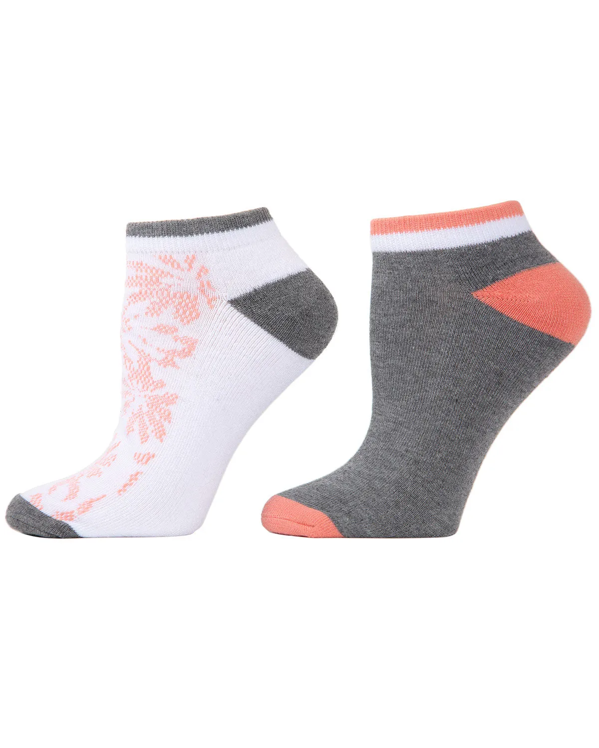 Natori Floral Burst Cushioned No-Show Socks 2-Pack sold by MeMoi