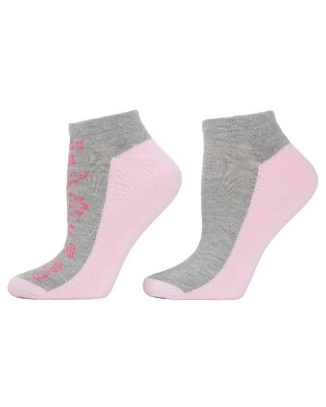 Natori Butterfly Cushioned No-Show Socks 2-Pack made by Natori