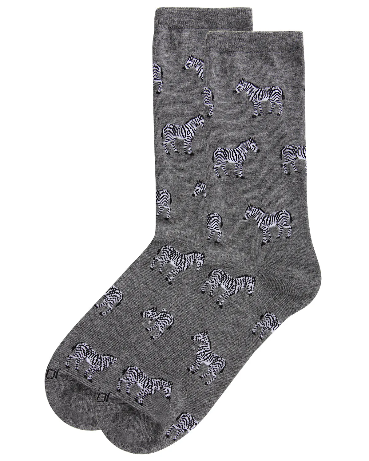 Zebras Bamboo Blend Crew Socks sold by MeMoi product image thumbnail 3
