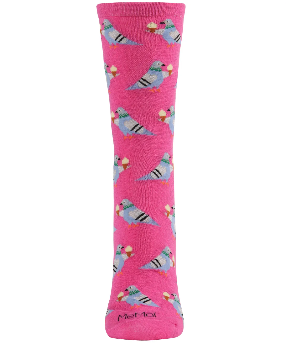 Feed the NYC Pigeons Bamboo Blend Crew Socks sold by MeMoi product image thumbnail 5