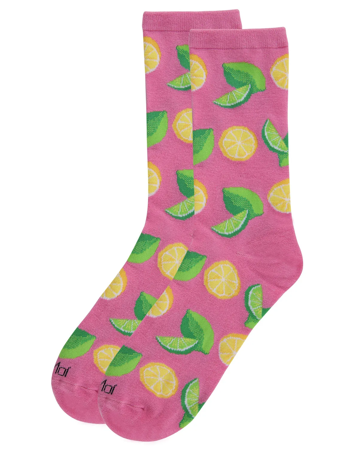 When Life Gives You Lemons Bamboo Blend Crew Socks sold by MeMoi product image thumbnail 3