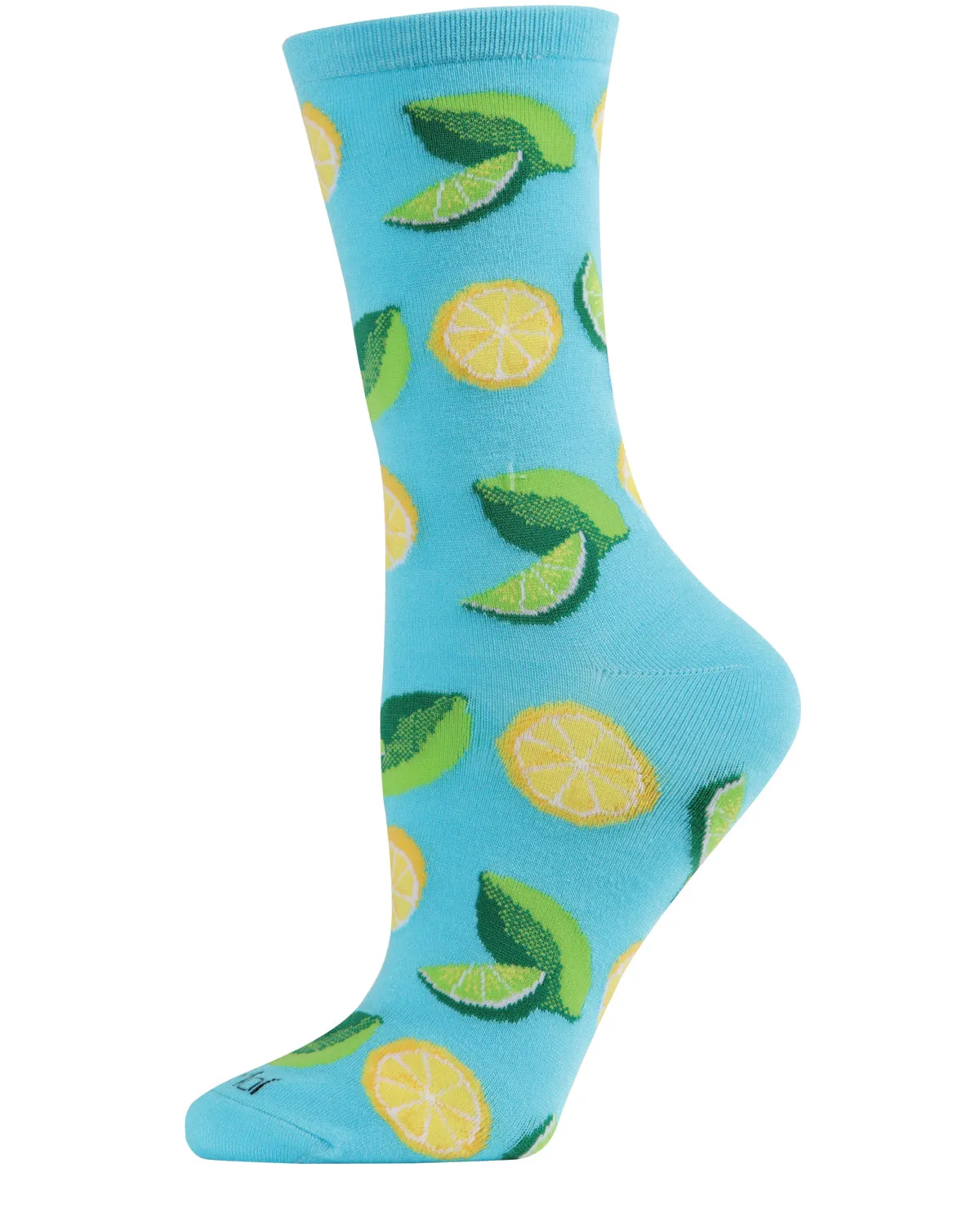 When Life Gives You Lemons Bamboo Blend Crew Socks sold by MeMoi product image thumbnail 4
