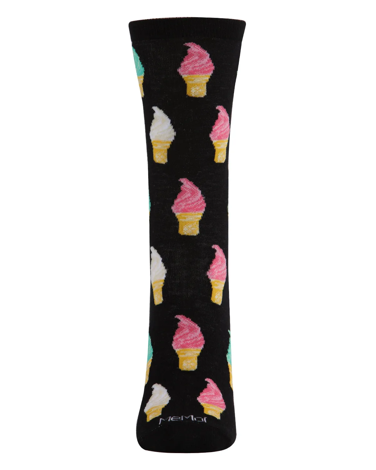 Soft Serve Cones Bamboo Blend Crew Socks sold by MeMoi product image thumbnail 3