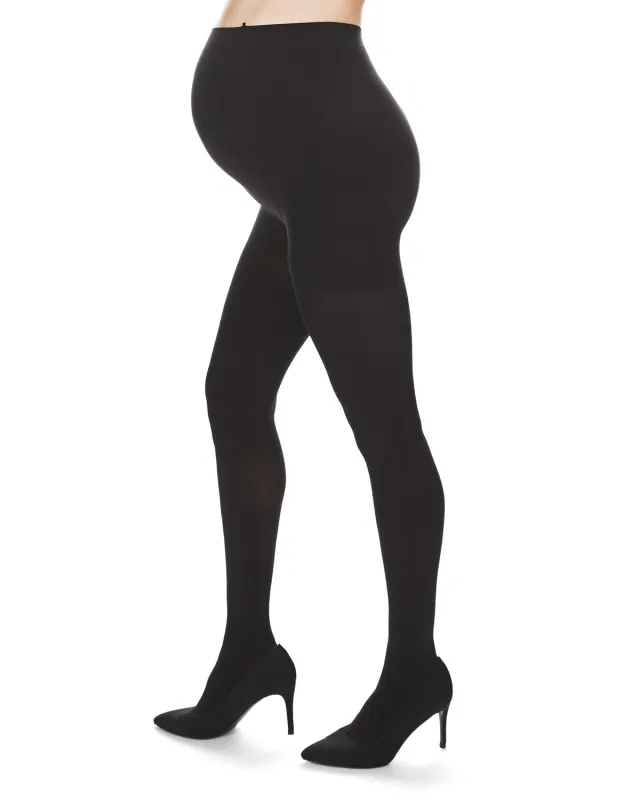 Women's Maternity Super Opaque 90 Denier Control Top Tights sold by MeMoi