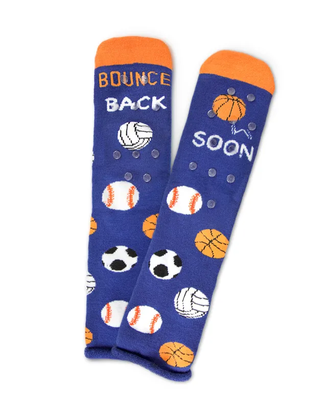 Bounce Back Greeting Card Crew Socks sold by MeMoi