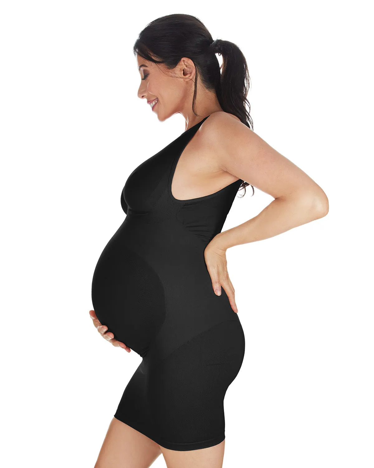 Supportive Maternity Lightweight Slip Dress sold by MeMoi product image thumbnail 4