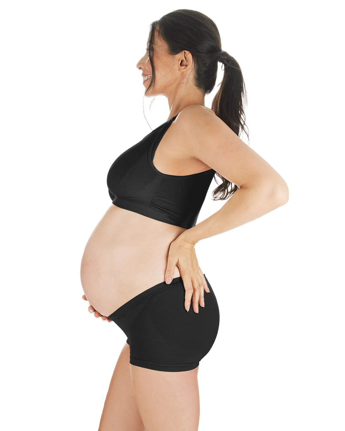 Low Waist Maternity Boy Shorts sold by MeMoi product image thumbnail 4