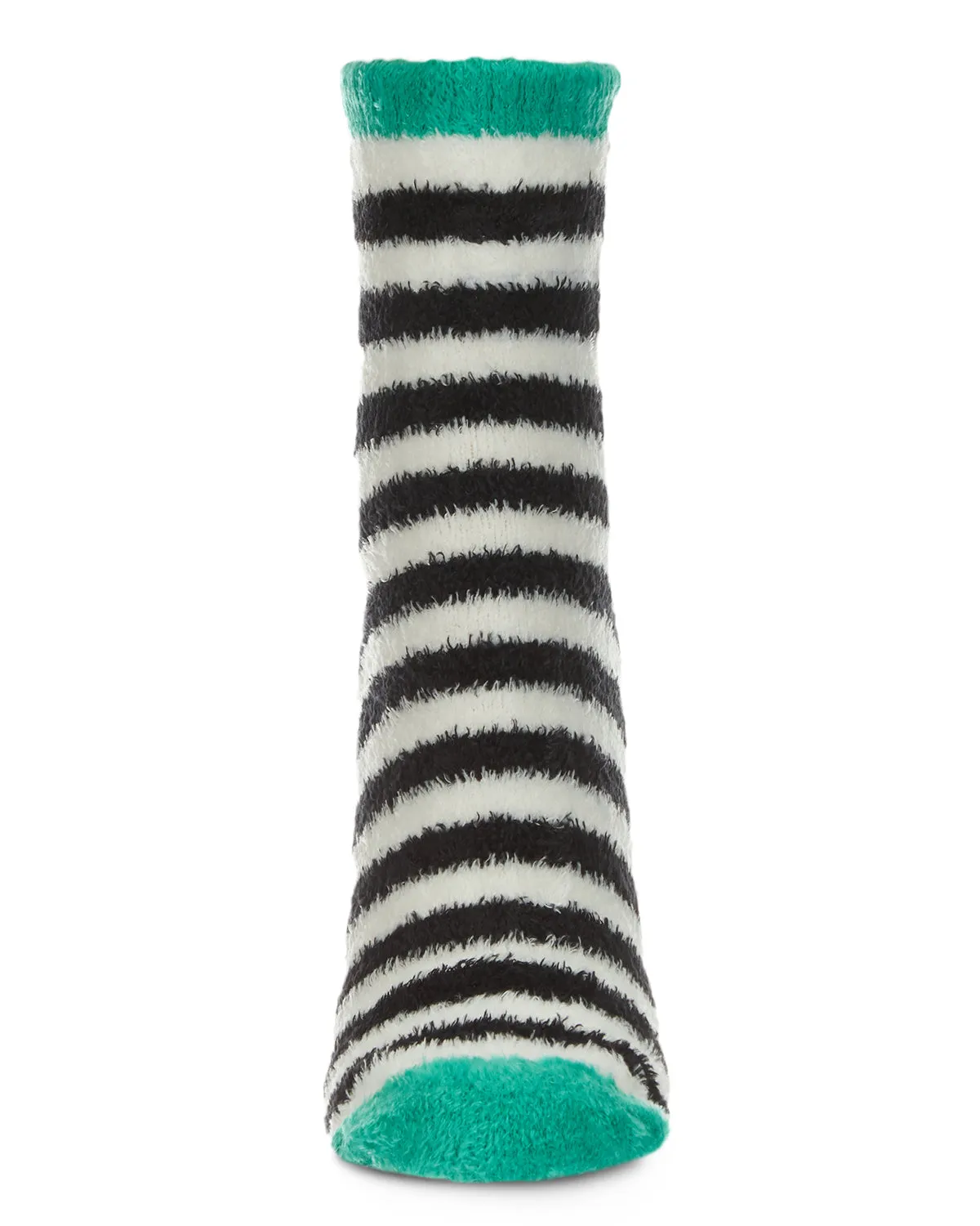 Colorblock Fuzzy Non-Skid Socks with Aloe sold by MeMoi product image thumbnail 4