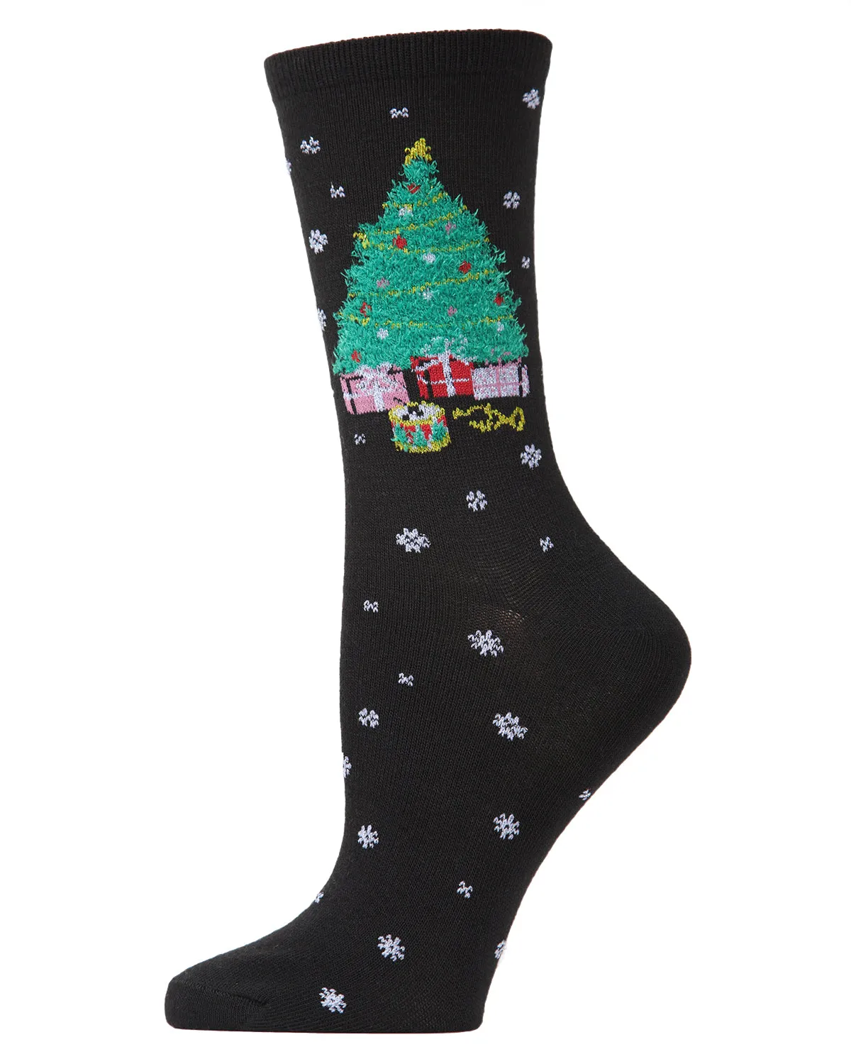 Women's Christmas Tree & Presents Crew Socks sold by MeMoi product image thumbnail 2