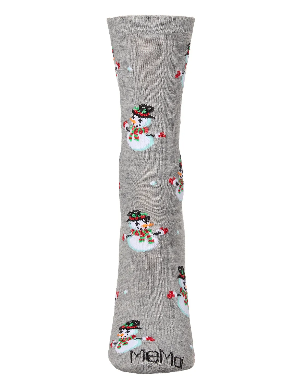 Women's Let it Snowman Holiday Crew Socks sold by MeMoi product image thumbnail 3