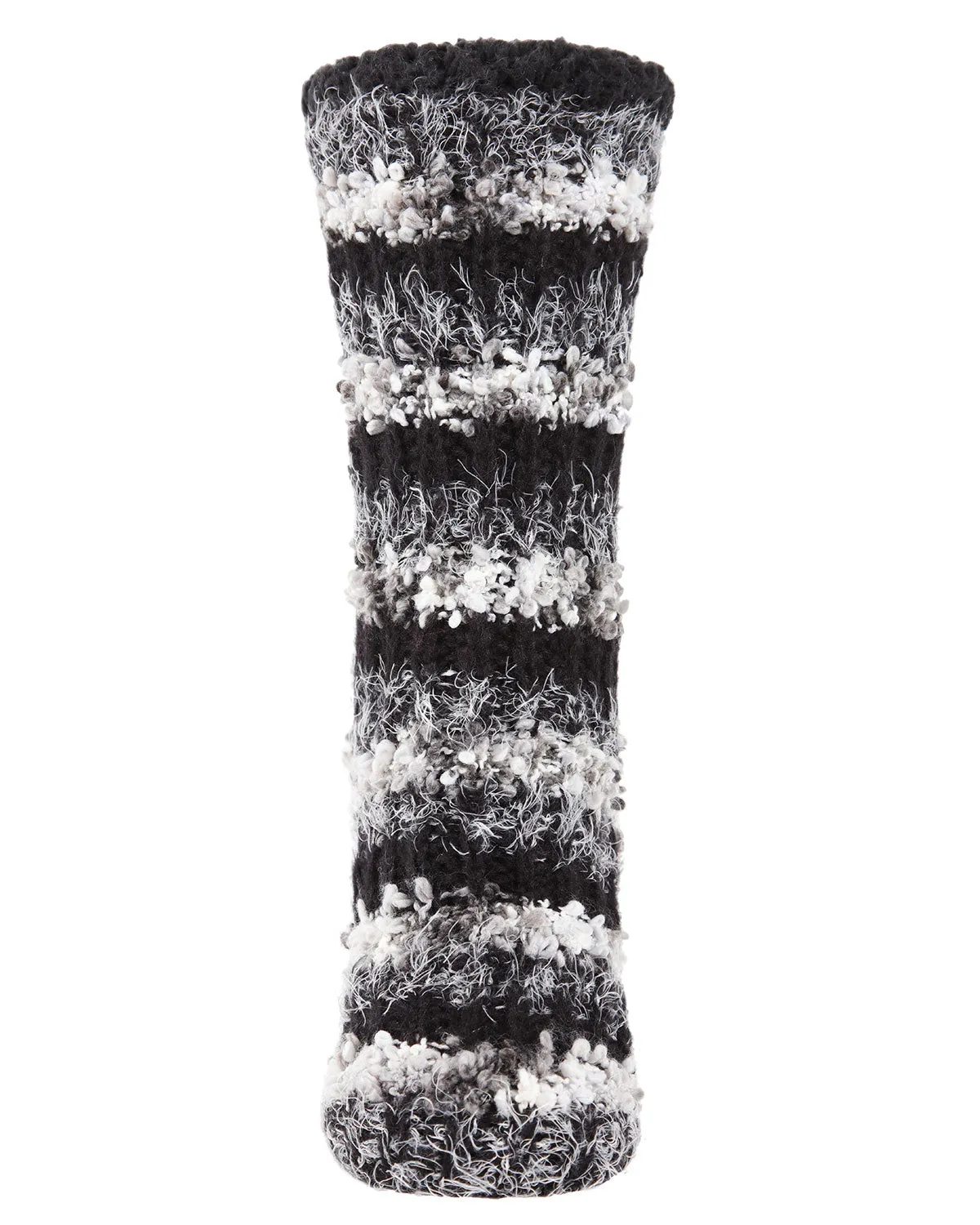 Women's Chunky Striped Knit Plush Lined Slipper Socks sold by MeMoi product image thumbnail 2