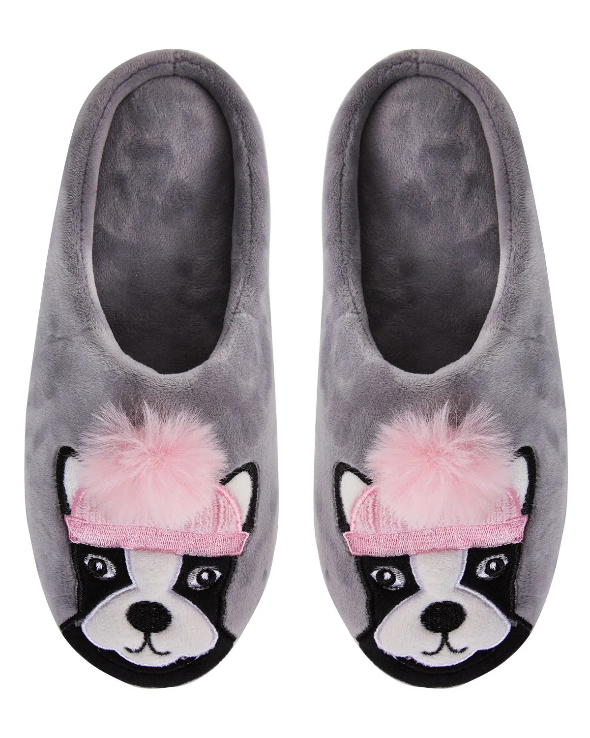 Dog Dame Plush Hard Sole Slippers sold by MeMoi product image thumbnail 2