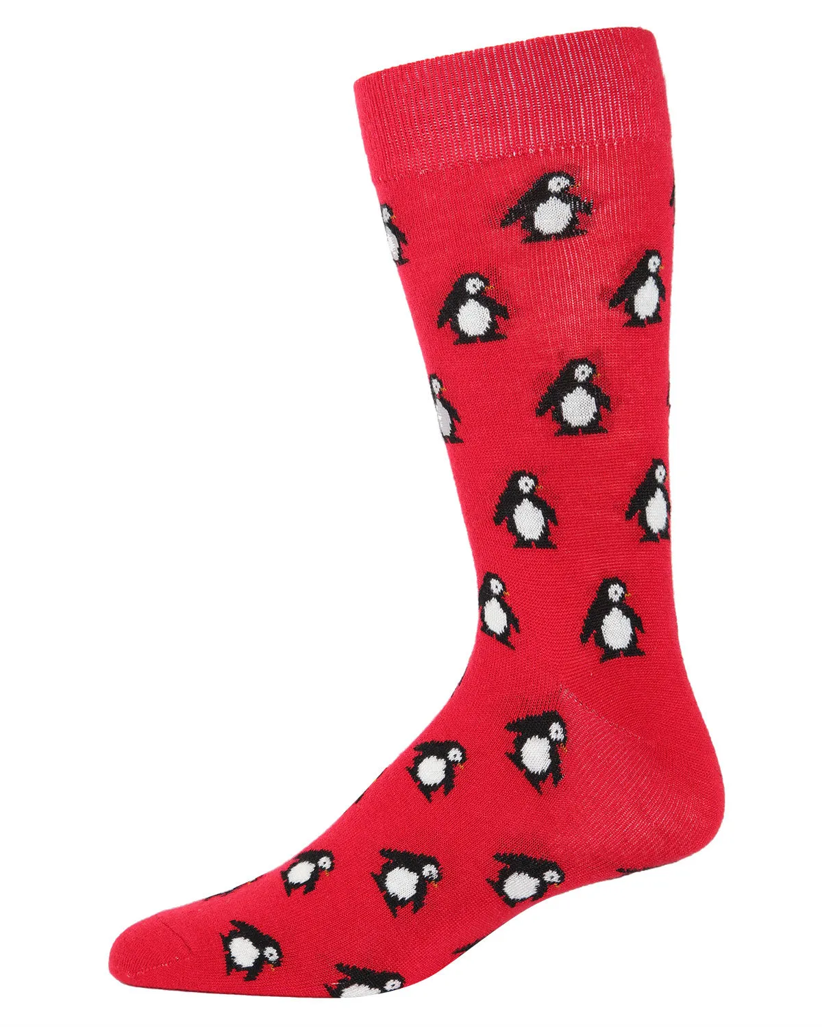 Men's Penguins Luxuriously Soft Cashmere Crew Socks sold by MeMoi