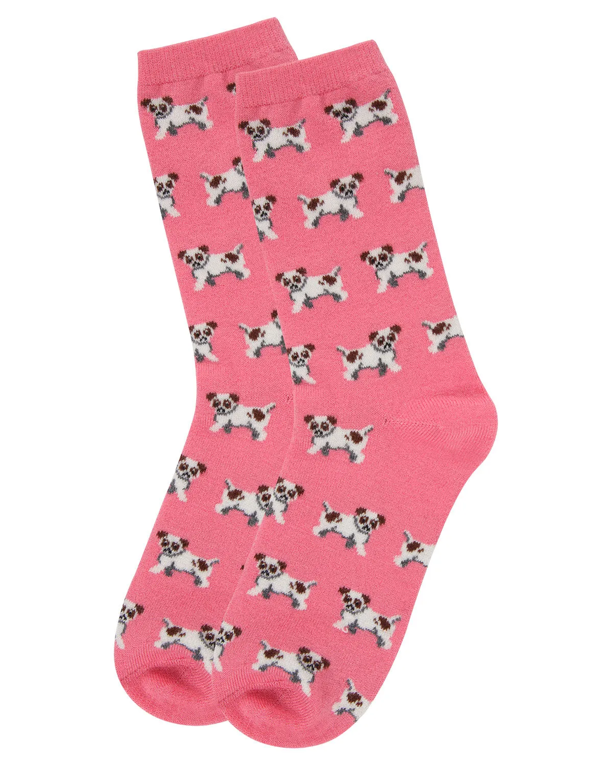 Women's Playful Puppy Dogs Cashmere Blend Crew Sock sold by MeMoi product image thumbnail 5