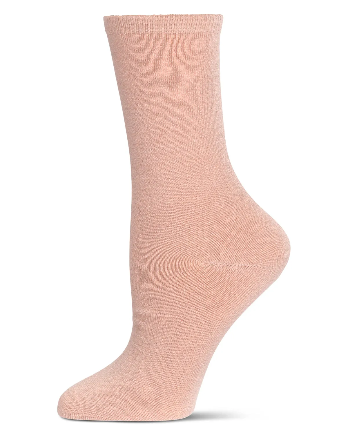 Women's Solid Soft Flat Knit Cashmere Blend Crew Sock sold by MeMoi product image thumbnail 5