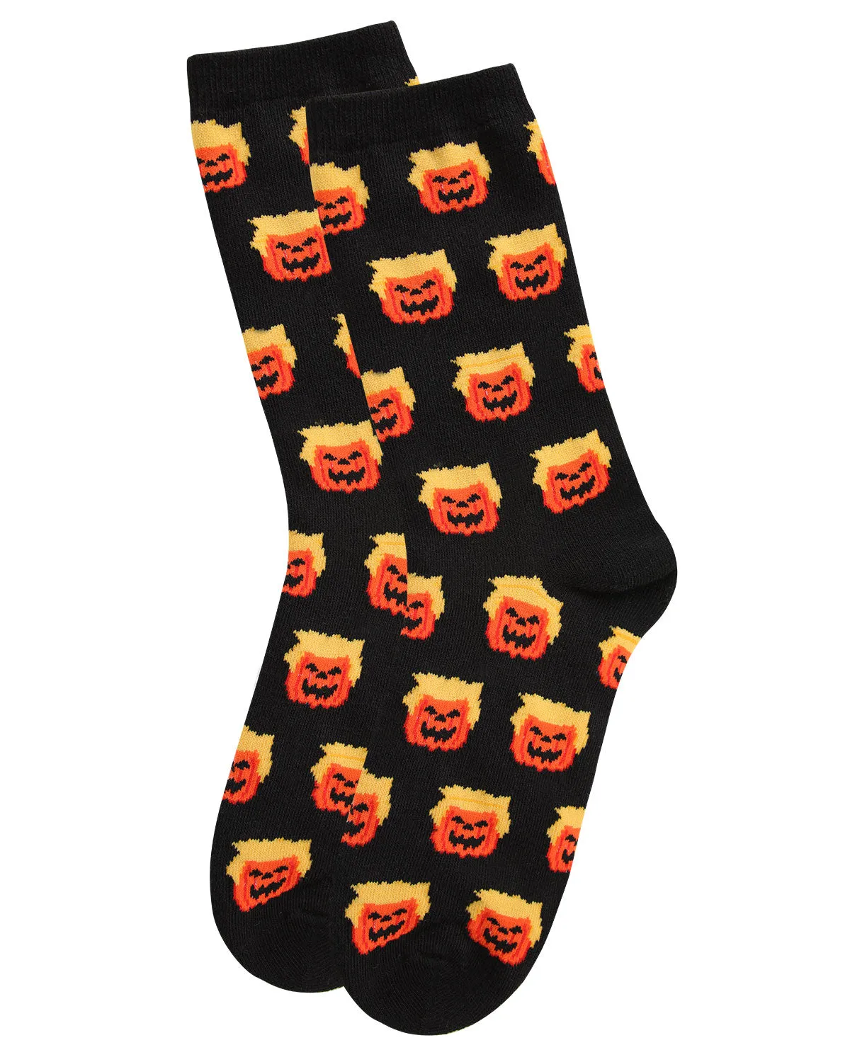 Women's Number 47 Trumpkin Halloween Novelty Crew Sock sold by MeMoi product image thumbnail 3