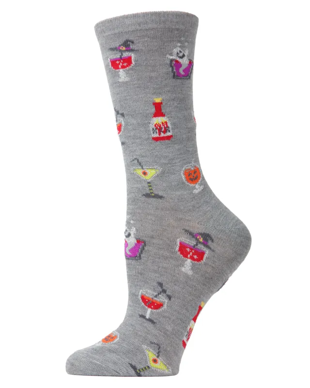 Halloween Potion Commotion Crew Socks sold by MeMoi