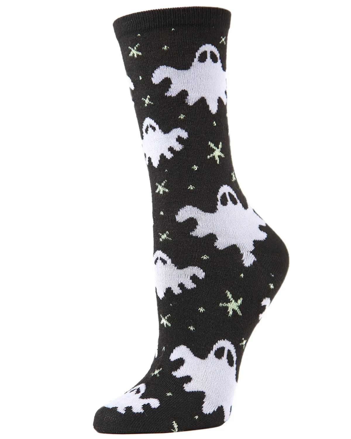 Women's Spooky Glow in the Dark Ghosts Socks sold by MeMoi product image thumbnail 2