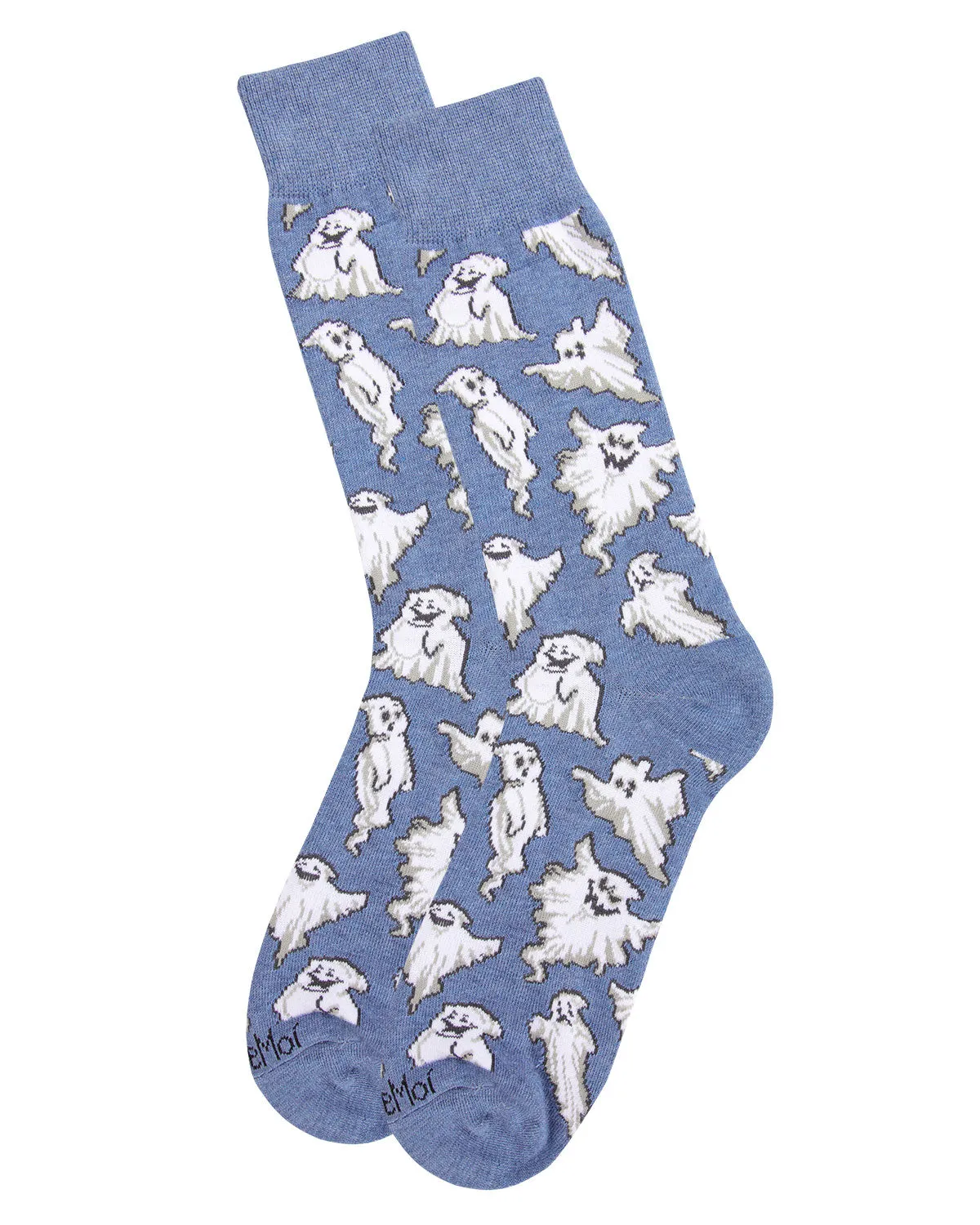 Men's Halloween Cool Ghoul Ghost Novelty Crew Sock sold by MeMoi product image thumbnail 5