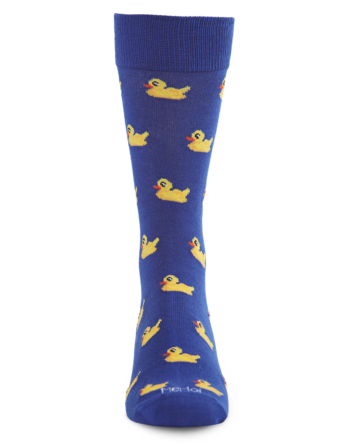 Men's "Rubber Duck" Rayon from Bamboo Blend Novelty Crew Sock sold by MeMoi product image thumbnail 2