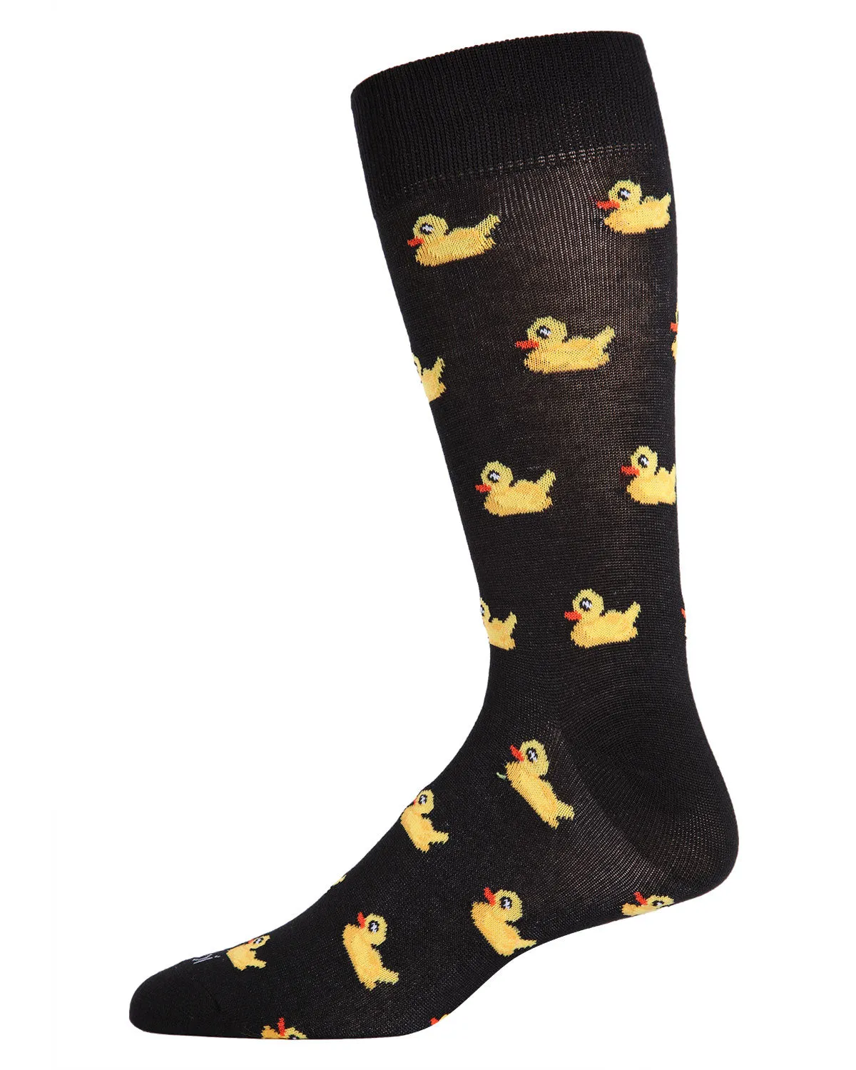 Men's "Rubber Duck" Rayon from Bamboo Blend Novelty Crew Sock sold by MeMoi product image thumbnail 4