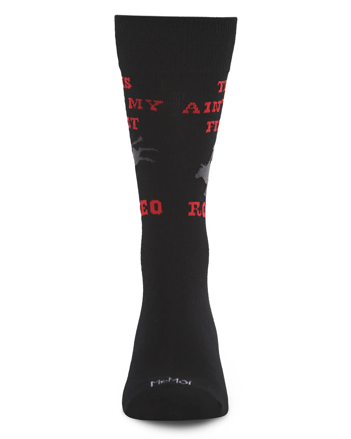 Men's Aint' My First Rodeo Bamboo Blend Novelty Crew Sock sold by MeMoi product image thumbnail 5