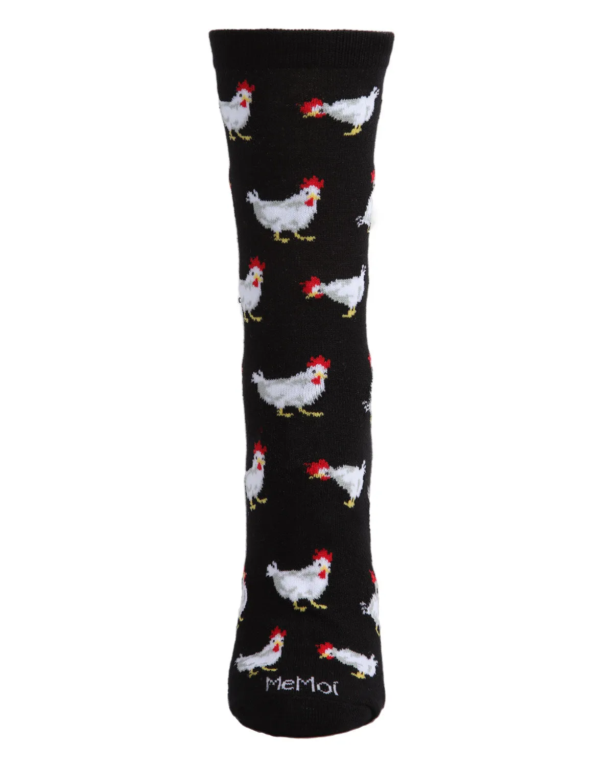 Chickens Bamboo Blend Crew Socks sold by MeMoi product image thumbnail 2