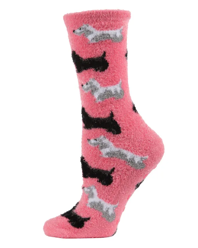 Women's Scotties Cozy Crew Socks sold by MeMoi