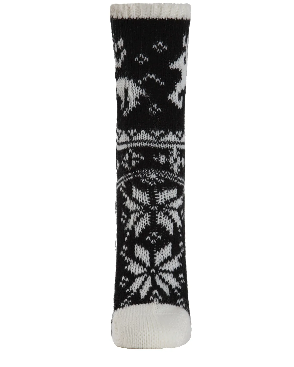 Women's Embroidered Reindeer Sweater Knit Crew Socks sold by MeMoi product image thumbnail 5