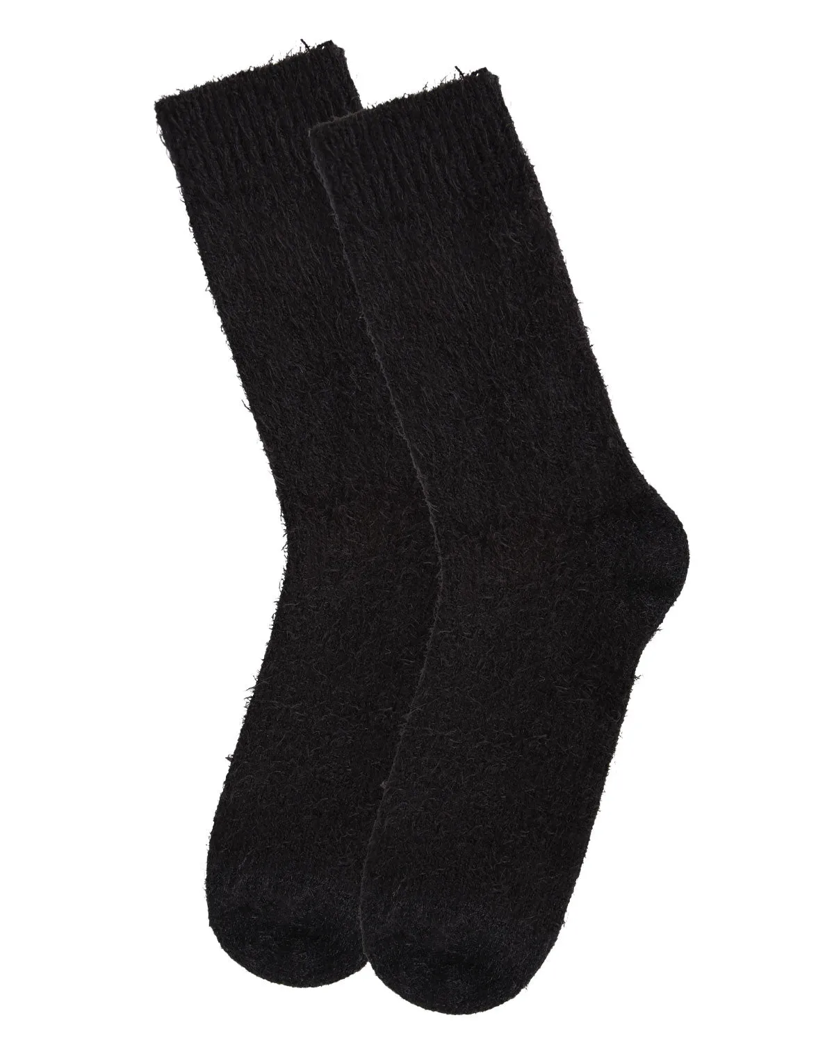 Women's Solid Plush Fuzzy Warm Crew Sock sold by MeMoi product image thumbnail 5