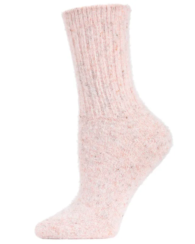 Women's Pretty Plush Glitter Crew Socks sold by MeMoi