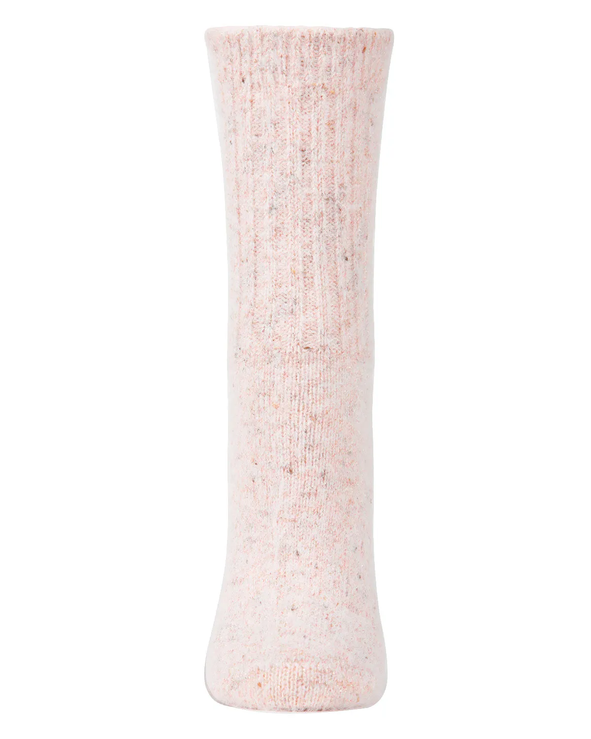 Women's Pretty Plush Glitter Crew Socks sold by MeMoi product image thumbnail 2