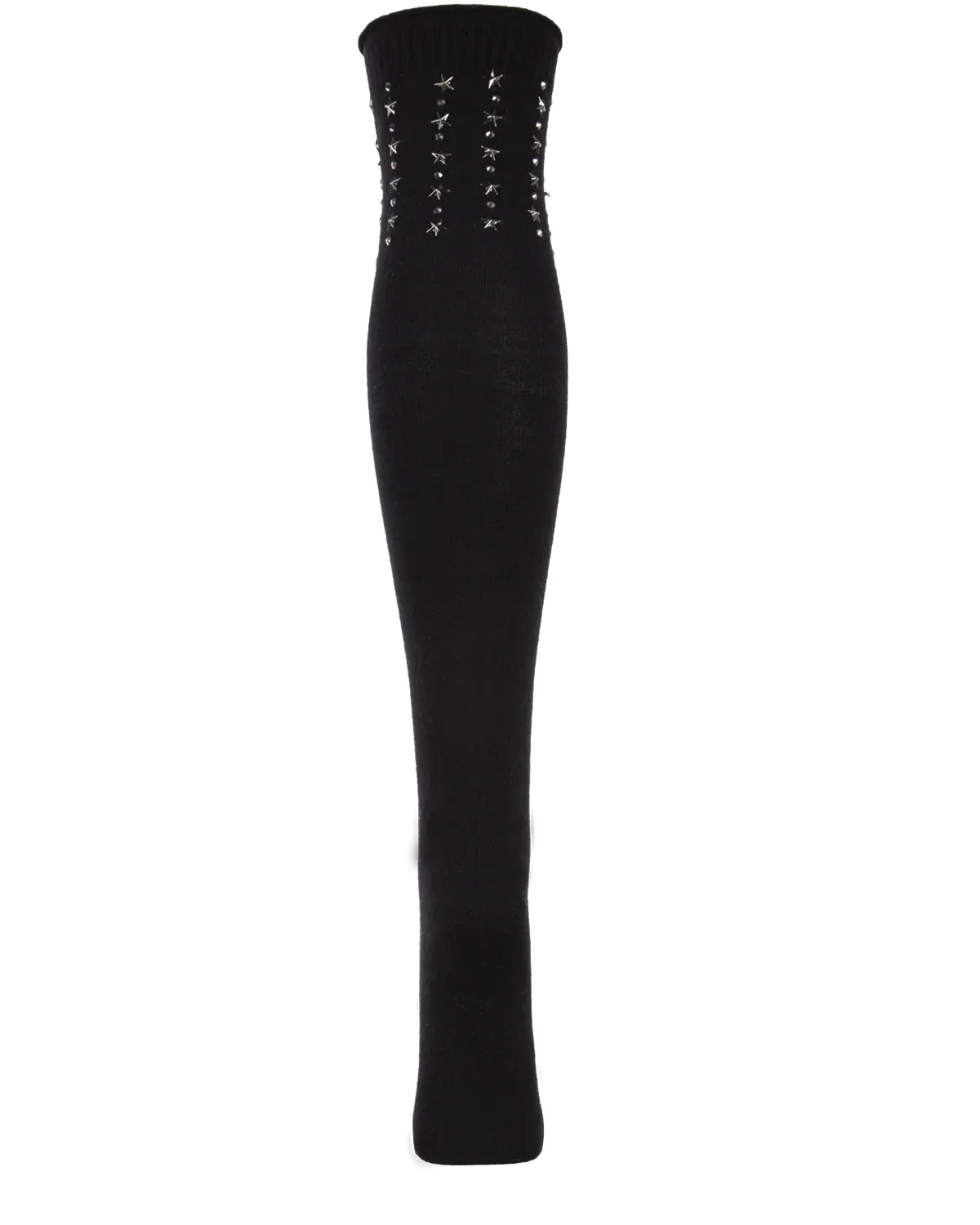 Women's Evening Star Studded Over The Knee Socks sold by MeMoi product image thumbnail 2